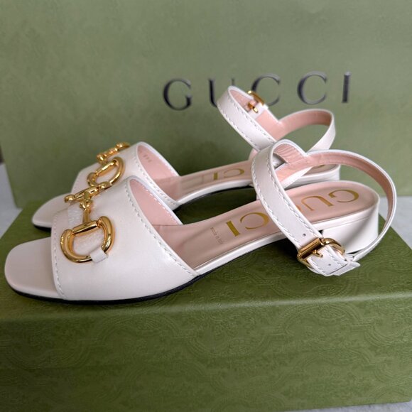 Gucci 655413 Women's Matelasse Charlotte GG Horsebit heels shoes, size 36, 40+ - Picture 2 of 12